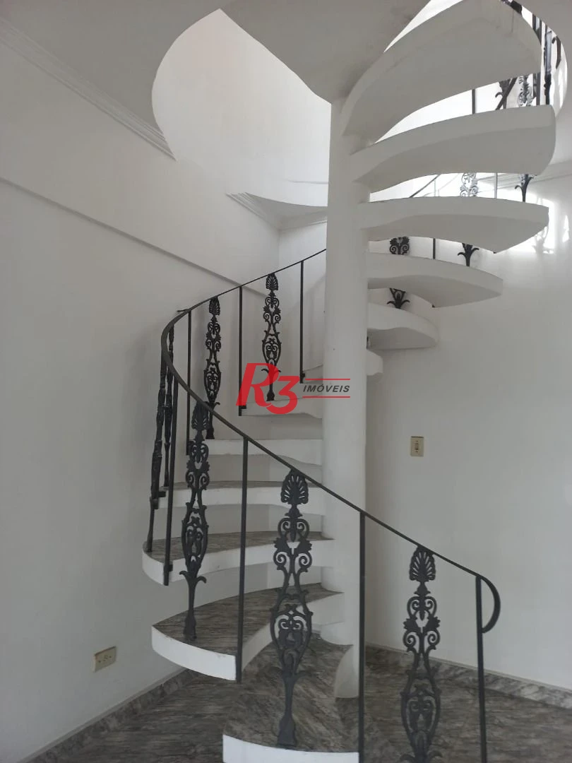 Cobertura com 1 dormitório à venda, 166 m² por R$ 979.000,00 - Aparecida - Santos/SP