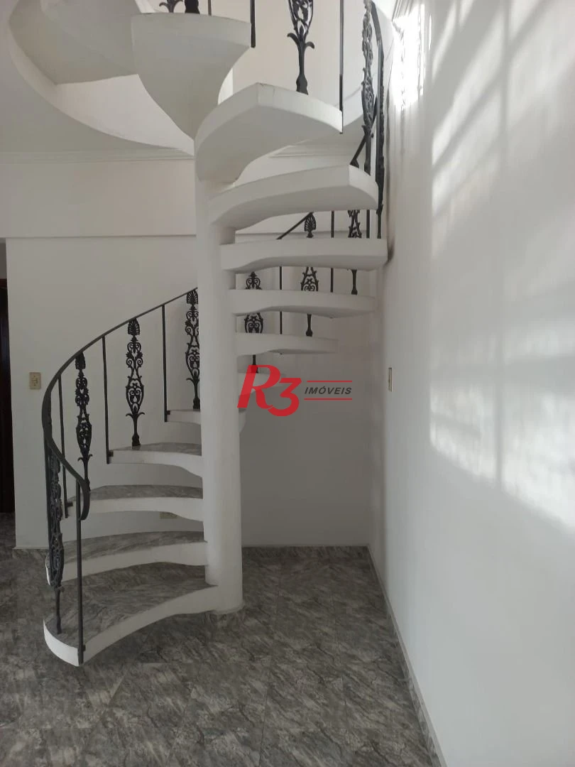 Cobertura com 1 dormitório à venda, 166 m² por R$ 979.000,00 - Aparecida - Santos/SP
