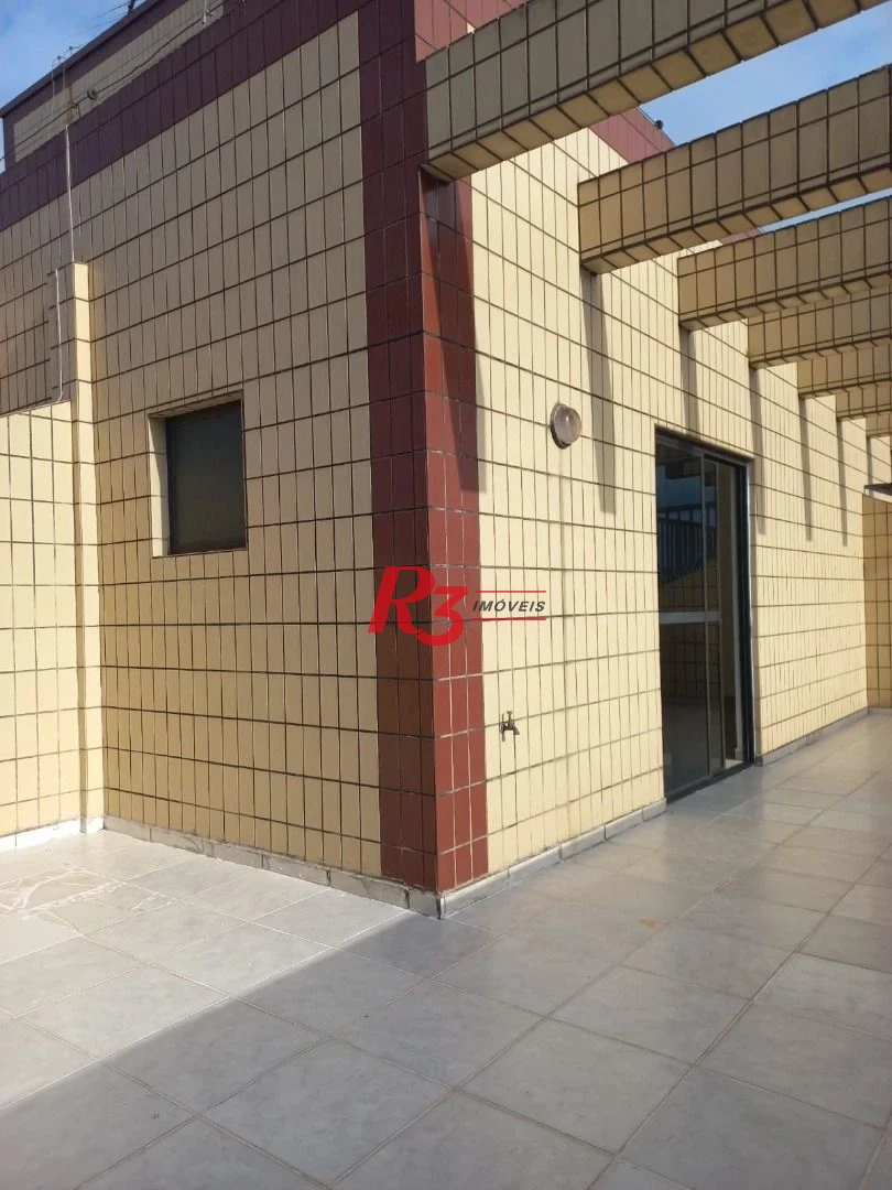 Cobertura com 1 dormitório à venda, 166 m² por R$ 979.000,00 - Aparecida - Santos/SP