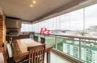 Apartamento à venda, 360 m² por R$ 7.800.000,00 - Gonzaga - Santos/SP