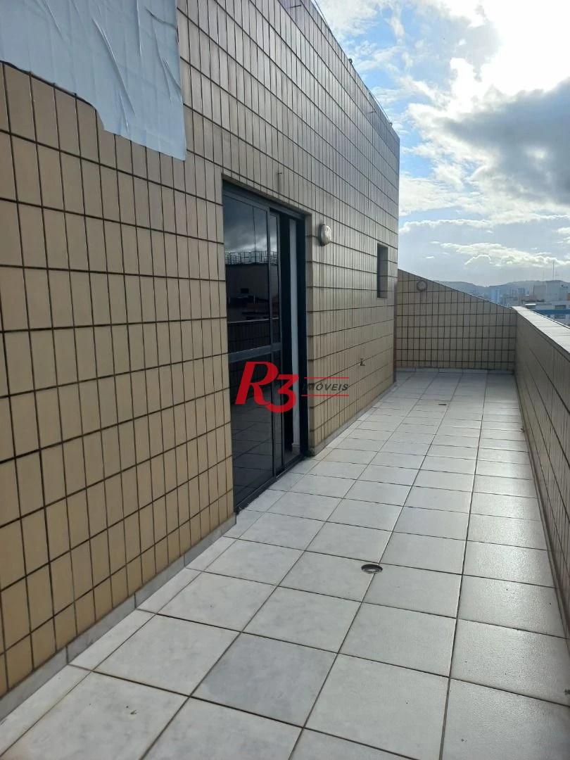 Cobertura com 3 dormitórios à venda, 183 m² por R$ 1.043.000,00 - Aparecida - Santos/SP