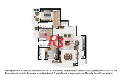 Apartamento à venda, 163 m² por R$ 1.999.800,00 - Ponta da Praia - Santos/SP