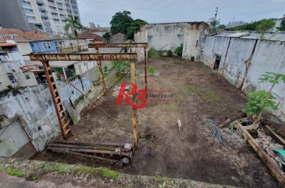 Terreno à venda, 1560 m² por R$ 6.200.000,00 - Vila Matias - Santos/SP