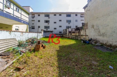Terreno à venda, 300 m² por R$ 3.000.000,00 - Gonzaga - Santos/SP