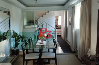 Sobrado com 3 dormitórios, 250 m² - venda por R$ 1.450.000,00 ou aluguel por R$ 9.733,56/mês - Embaré - Santos/SP