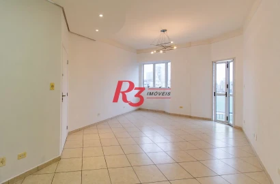 Apartamento com 3 dormitórios à venda, 119 m² por R$ 1.590.000,00 - Gonzaga - Santos/SP
