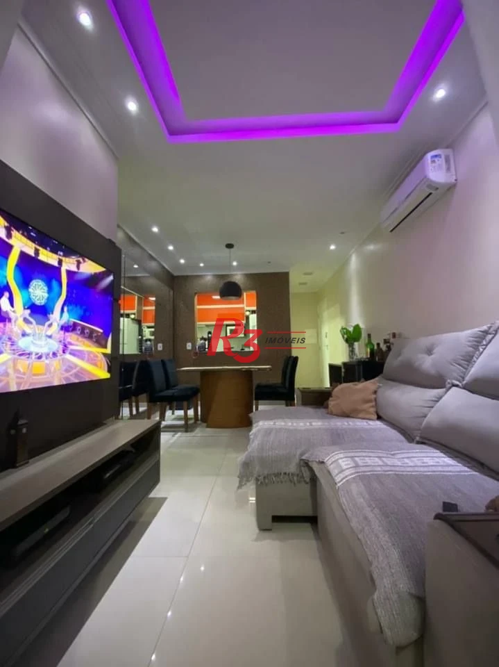 Apartamento à venda, 69 m² por R$ 440.000,00 - Areia Branca - Santos/SP