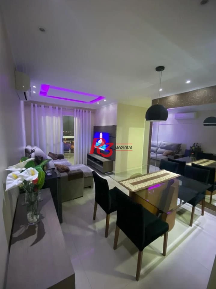 Apartamento à venda, 69 m² por R$ 440.000,00 - Areia Branca - Santos/SP