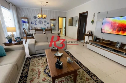 Apartamento com 3 dormitórios à venda, 139 m² por R$ 1.180.000,00 - Gonzaga - Santos/SP