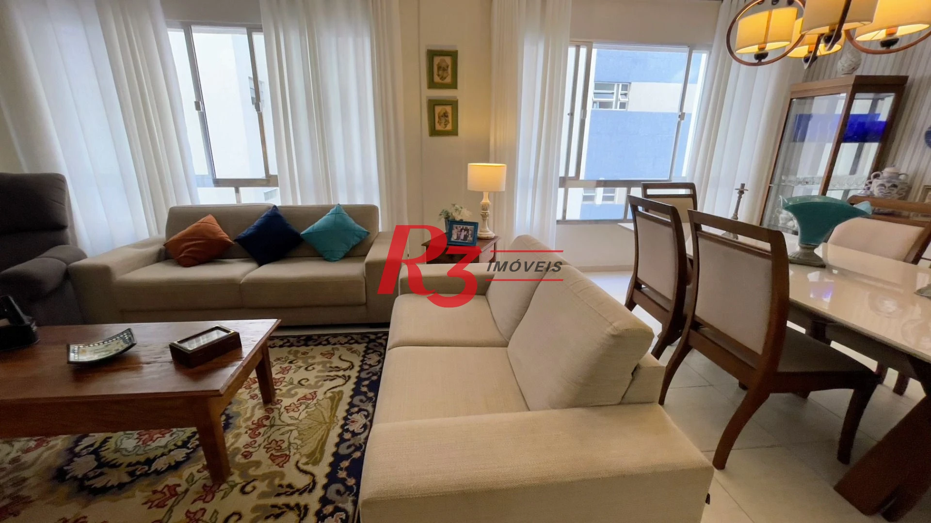 Apartamento com 3 dormitórios à venda, 139 m² por R$ 1.180.000,00 - Gonzaga - Santos/SP