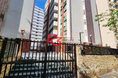 Apartamento com 3 dormitórios à venda, 161 m² por R$ 1.050.000,00 - Gonzaga - Santos/SP