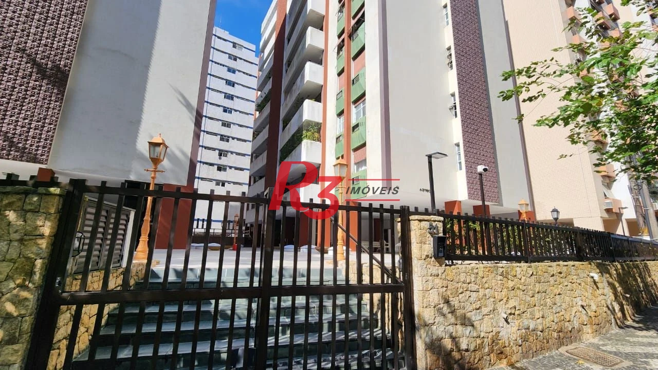 Apartamento com 3 dormitórios à venda, 161 m² por R$ 1.050.000,00 - Gonzaga - Santos/SP