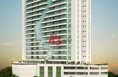 Sala à venda, 53 m² por R$ 385.000,00 - Valongo - Santos/SP