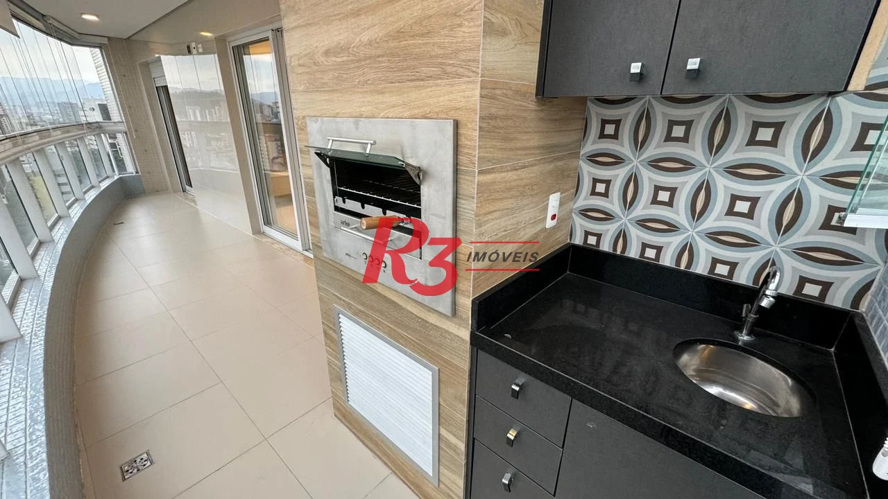 Apartamento à venda, 131 m² por R$ 1.840.000,00 - Boqueirão - Santos/SP