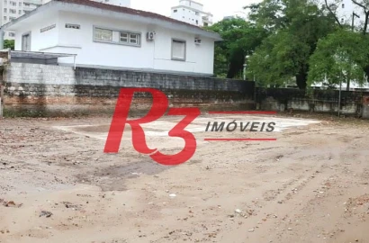 Terreno para alugar, 654 m² por R$ 10.913,07/mês - Centro - Guarujá/SP