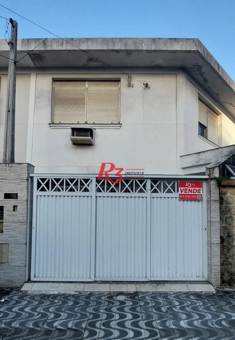 Sobrado, 157 m² - venda por R$ 980.000,00 ou aluguel por R$ 6.250,00/mês - Aparecida - Santos/SP