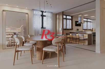 Apartamento com 4 dormitórios à venda, 240 m² por R$ 2.760.000,00 - Boqueirão - Santos/SP