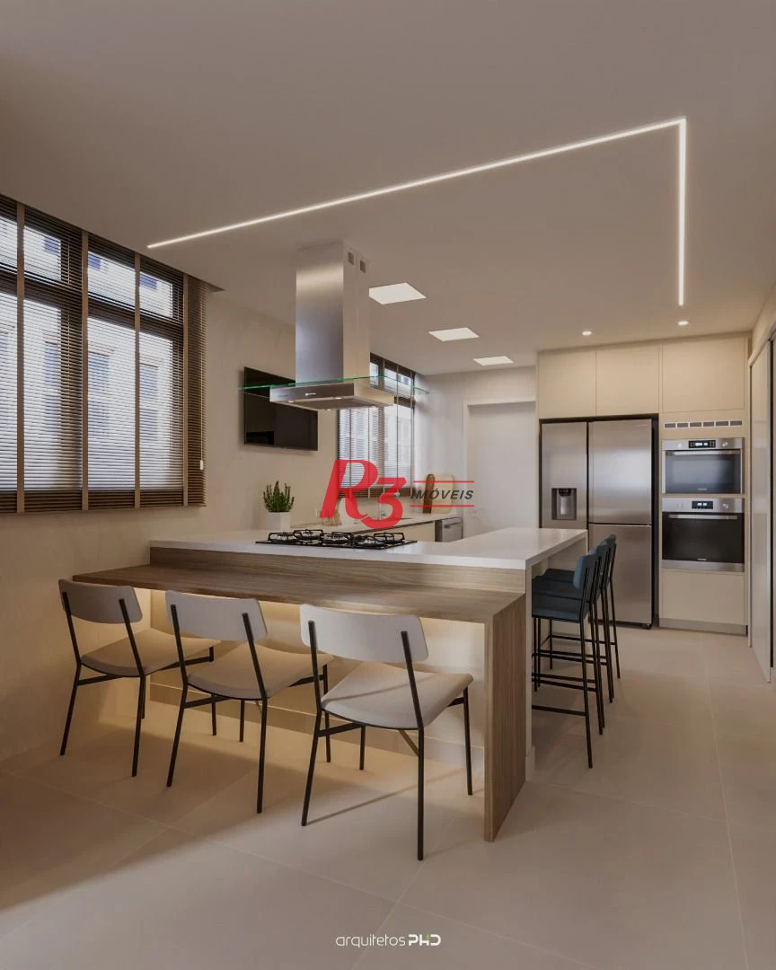 Apartamento com 4 dormitórios à venda, 240 m² por R$ 2.760.000,00 - Boqueirão - Santos/SP