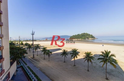 Apartamento para alugar, 160 m² por R$ 9.000,00/mês - José Menino - Santos/SP