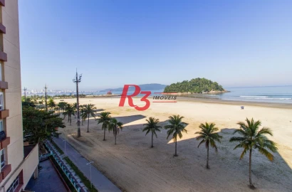 Apartamento para alugar, 160 m² por R$ 9.000,00/mês - José Menino - Santos/SP