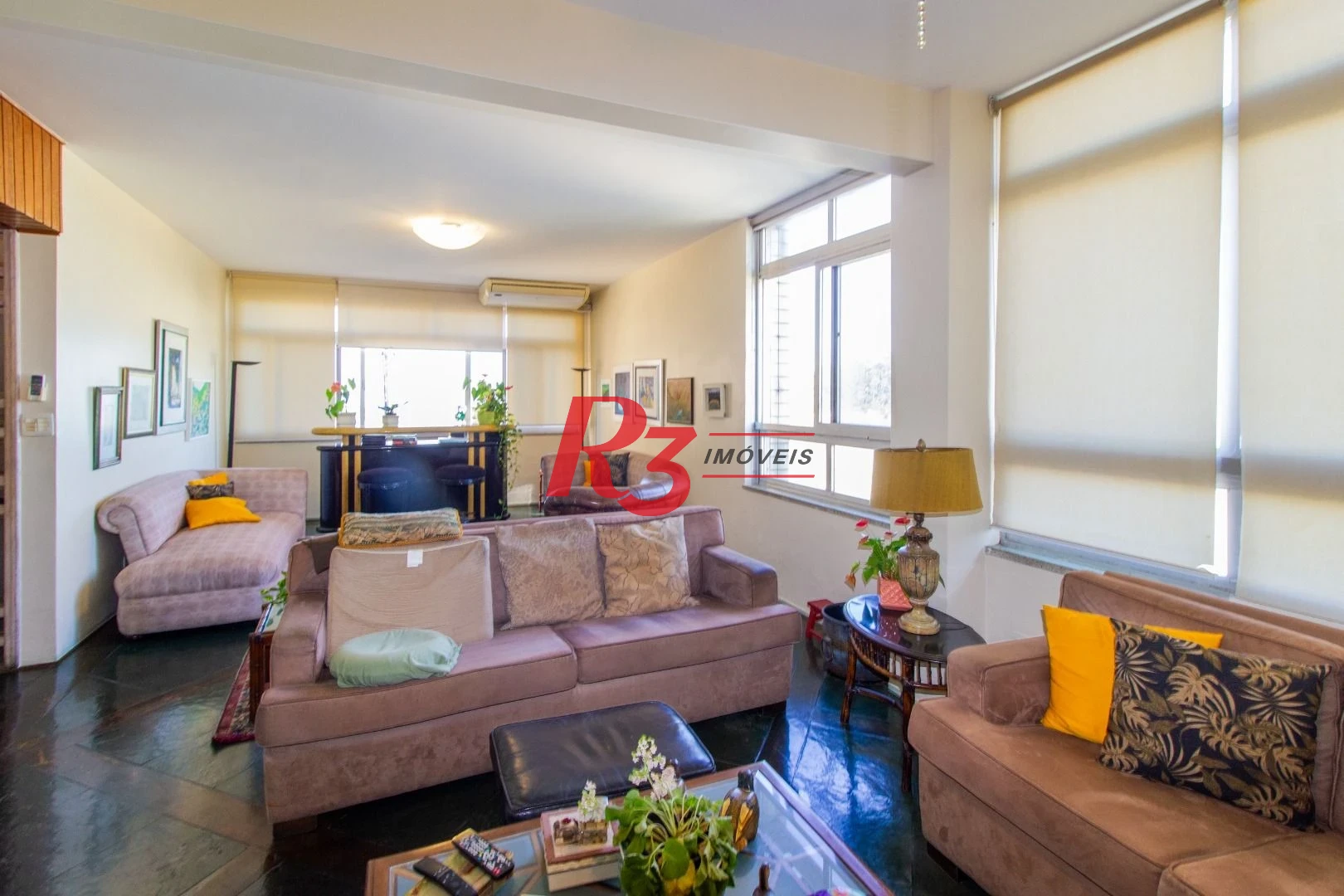 Apartamento para alugar, 160 m² por R$ 9.000,00/mês - José Menino - Santos/SP