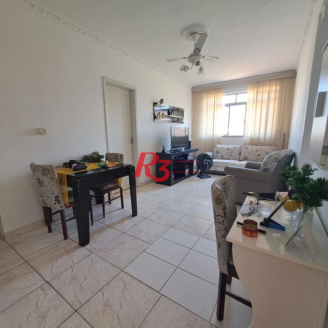 Apartamento com 2 dormitórios à venda, 62 m² por R$ 380.000,00 - Campo Grande - Santos/SP