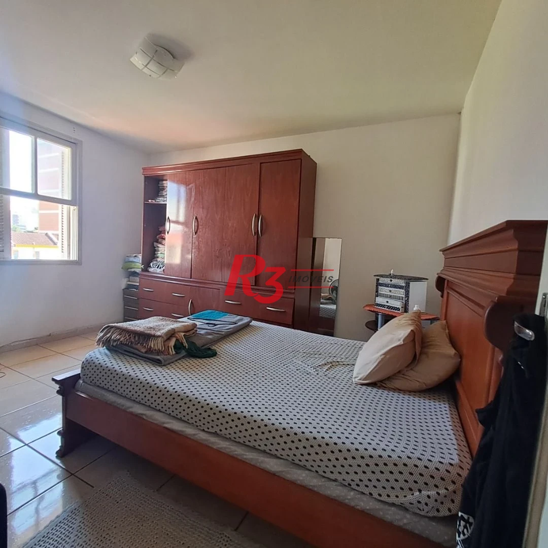 Apartamento com 2 dormitórios à venda, 62 m² por R$ 380.000,00 - Campo Grande - Santos/SP