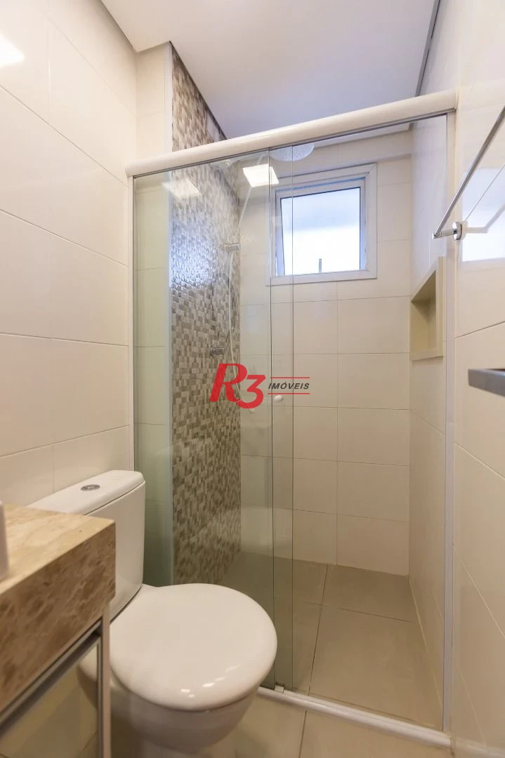 Apartamento com 2 dormitórios à venda, 53 m² por R$ 840.000,00 - Embaré - Santos/SP