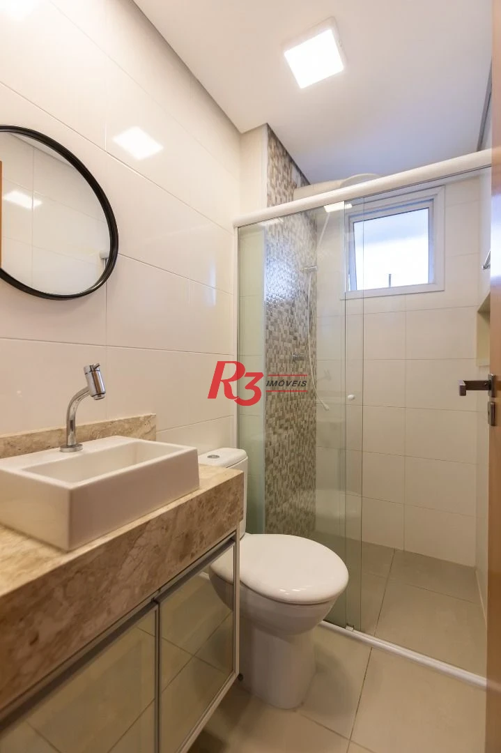 Apartamento com 2 dormitórios à venda, 53 m² por R$ 840.000,00 - Embaré - Santos/SP