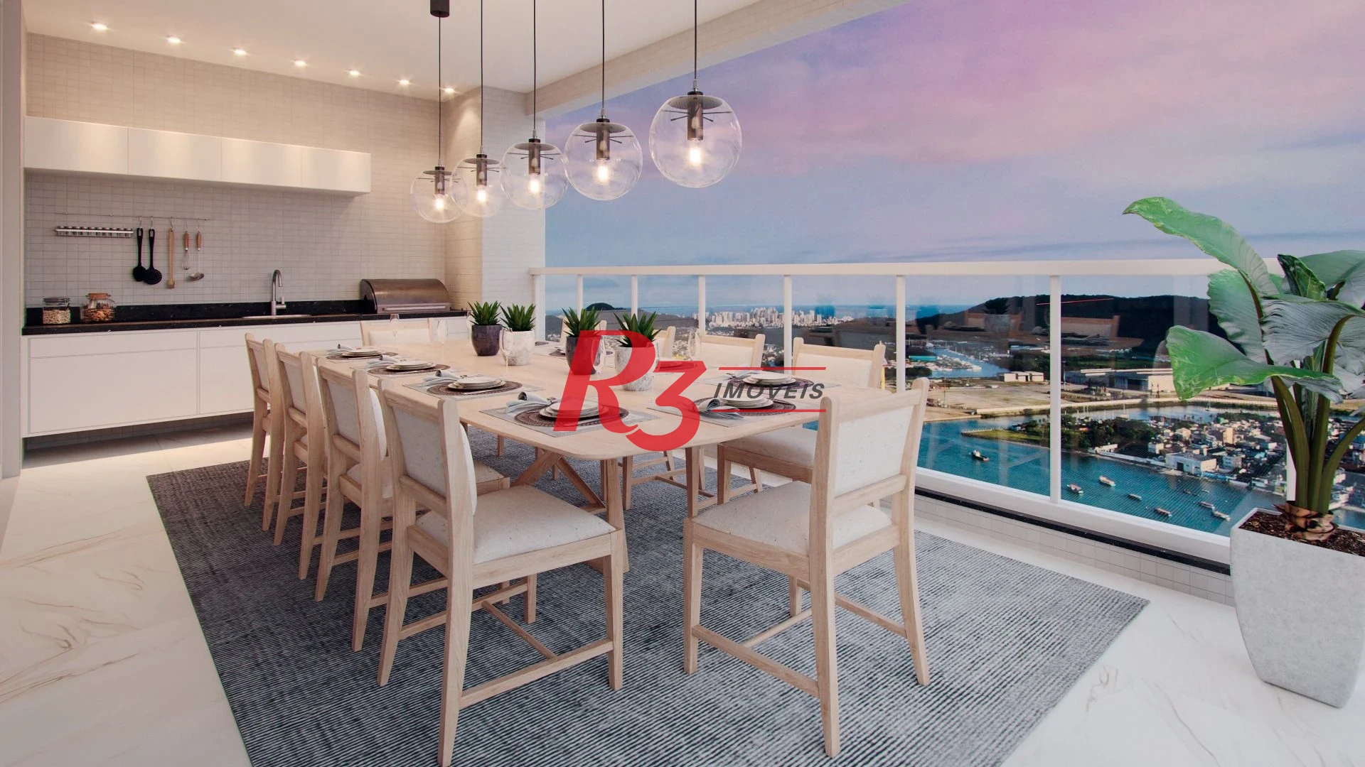 Apartamento à venda, 226 m² por R$ 3.490.000,00 - Ponta da Praia - Santos/SP