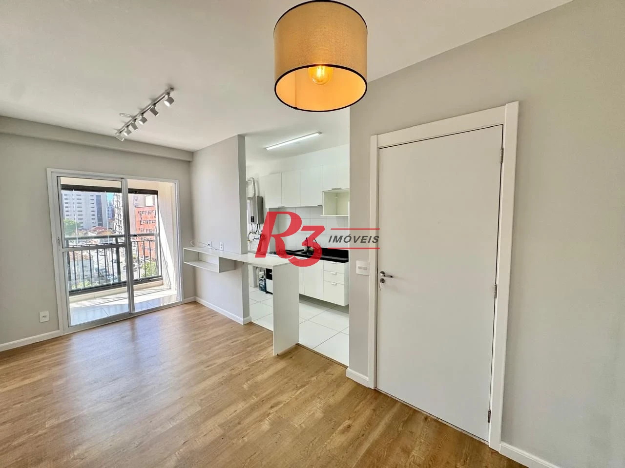 Apartamento com 2 dormitórios para alugar, 62 m² por R$ 4.600,00/mês - Marapé - Santos/SP