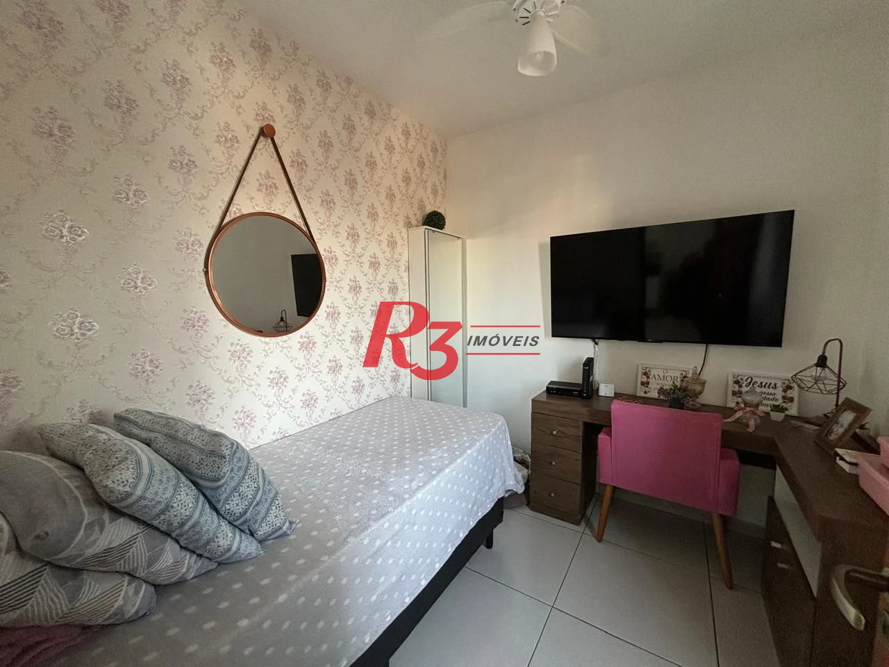 Apartamento com 2 dormitórios à venda, 110 m² por R$ 600.000,00 - Marapé - Santos/SP