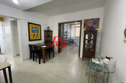 Apartamento com 1 dormitório à venda, 61 m² por R$ 395.000,00 - Boqueirão - Santos/SP