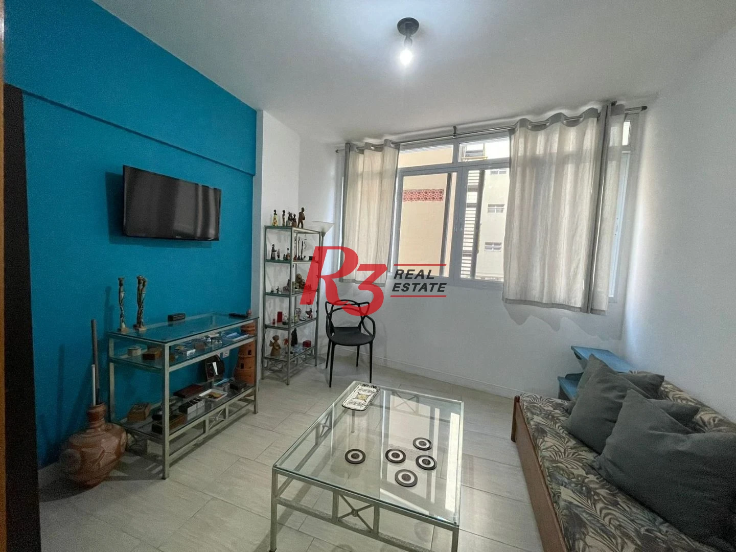 Apartamento com 1 dormitório à venda, 61 m² por R$ 395.000,00 - Boqueirão - Santos/SP