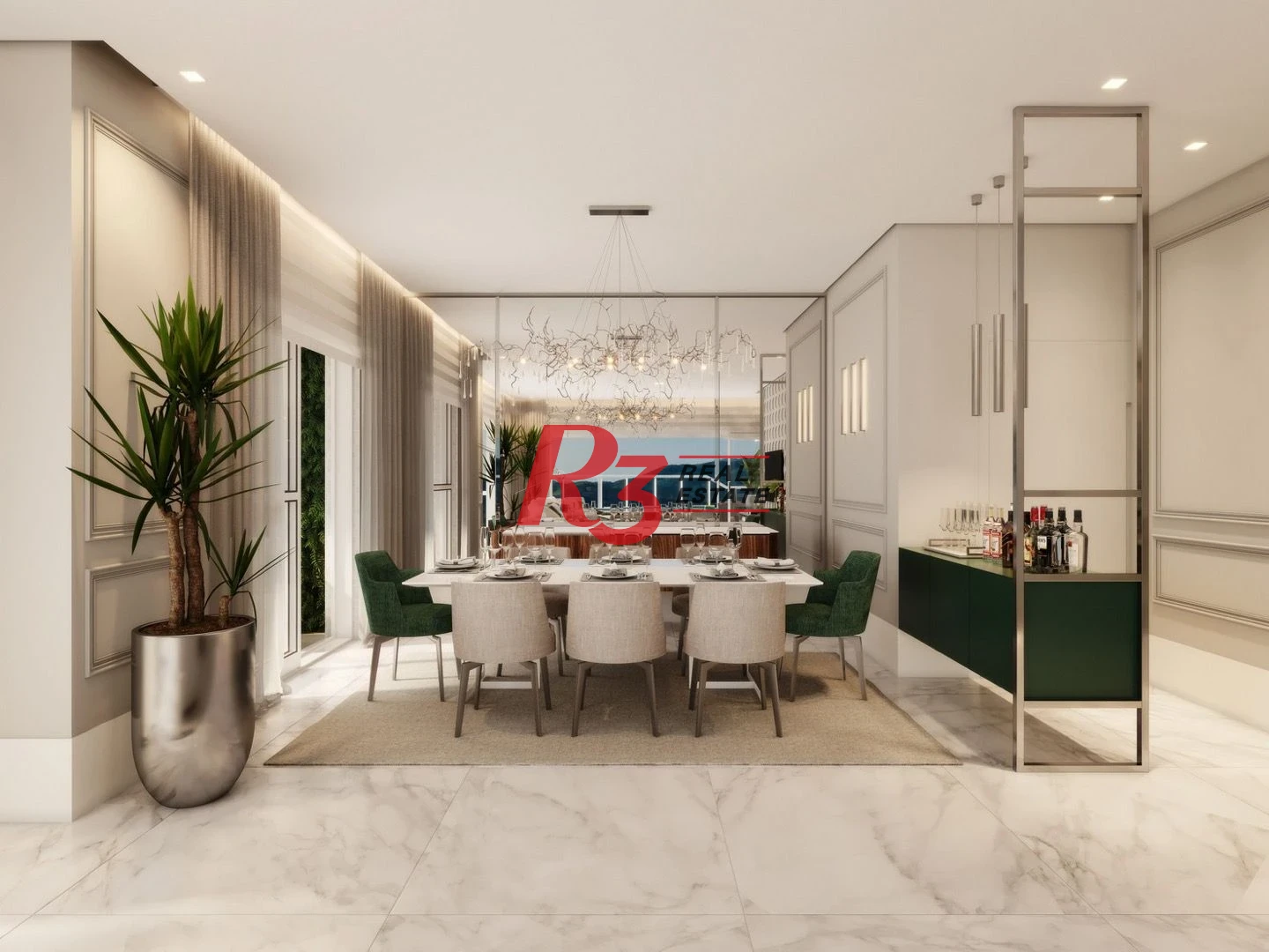 Cobertura frente mar com 4 suítes à venda, 301 m² por R$ 7.900.000 - Ponta da Praia - Santos/SP