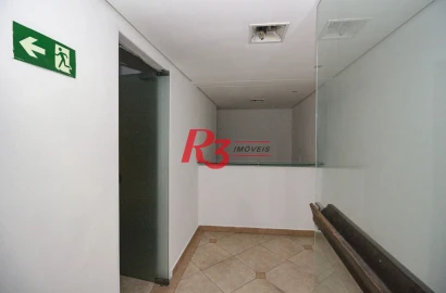 Sala para alugar, 143 m² por R$ 5.500,00/mês - Centro - Santos/SP
