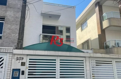 Casa à venda, 130 m² por R$ 1.400.000,00 - Embaré - Santos/SP