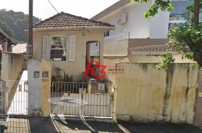 Terreno à venda, 245 m² por R$ 750.000,00 - Vila Belmiro - Santos/SP