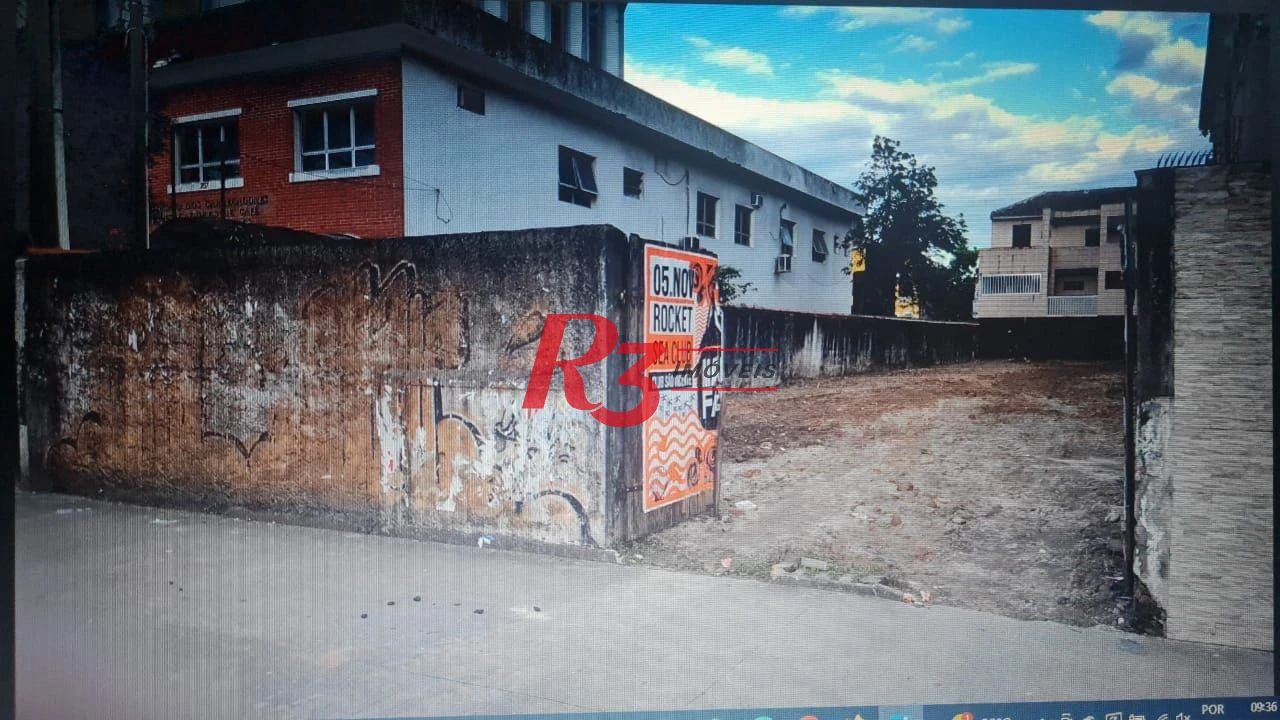 Terreno à venda, 500 m² por R$ 1.590.000,00 - Vila Matias - Santos/SP