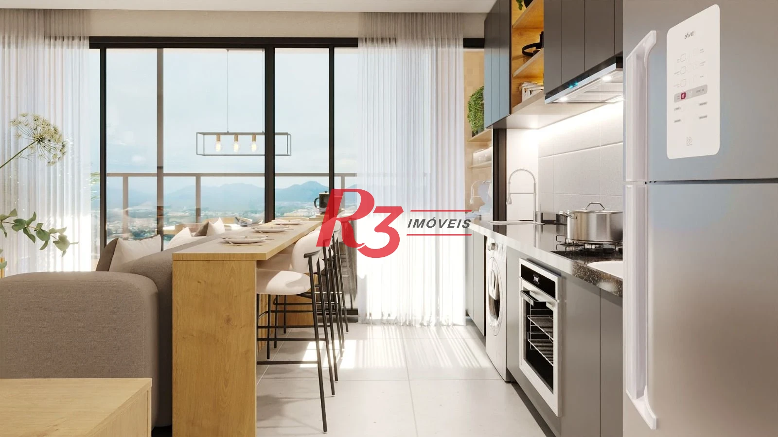 Apartamento com 2 dormitórios, 65 m² - venda por R$ 950.000,00 ou aluguel por R$ 6.500,00/mês - Ponta da Praia - Santos/SP