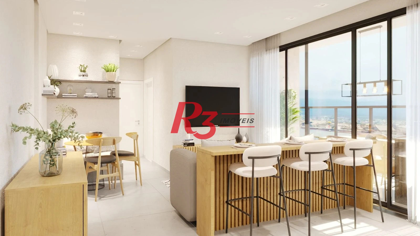 Apartamento com 2 dormitórios, 65 m² - venda por R$ 950.000,00 ou aluguel por R$ 6.500,00/mês - Ponta da Praia - Santos/SP
