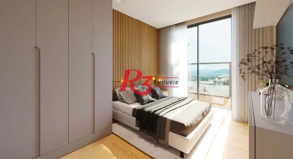 Apartamento com 2 dormitórios, 65 m² - venda por R$ 950.000,00 ou aluguel por R$ 6.500,00/mês - Ponta da Praia - Santos/SP