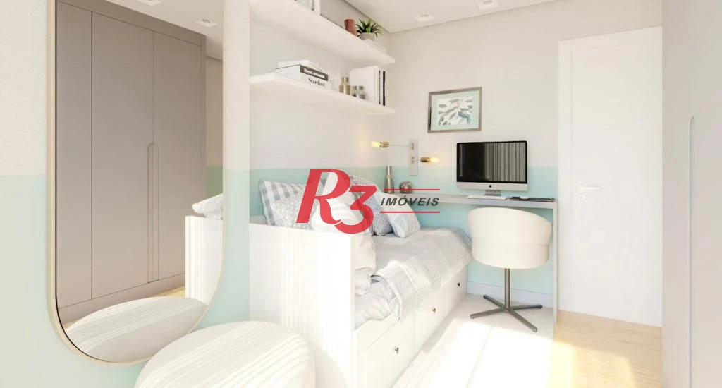 Apartamento com 2 dormitórios, 65 m² - venda por R$ 950.000,00 ou aluguel por R$ 6.500,00/mês - Ponta da Praia - Santos/SP