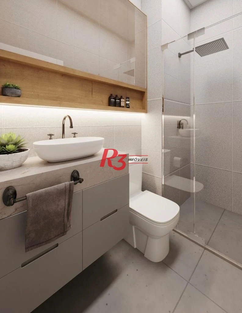 Apartamento com 2 dormitórios, 65 m² - venda por R$ 950.000,00 ou aluguel por R$ 6.500,00/mês - Ponta da Praia - Santos/SP