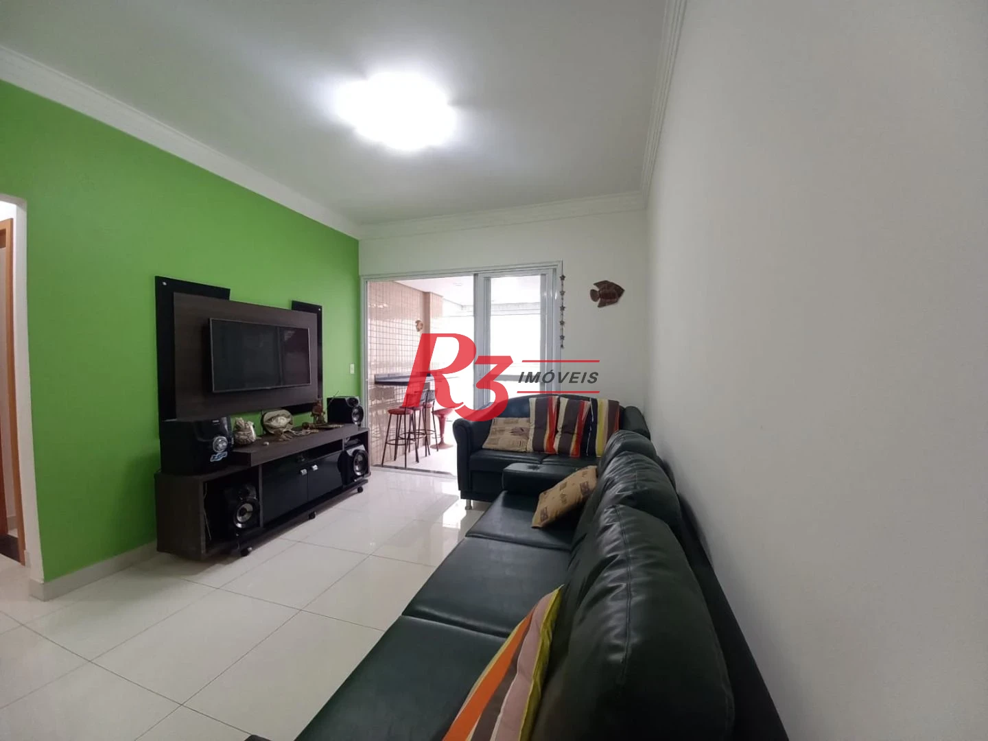 Apartamento com 3 dormitórios à venda, 125 m² por R$ 1.850.000,00 - Embaré - Santos/SP