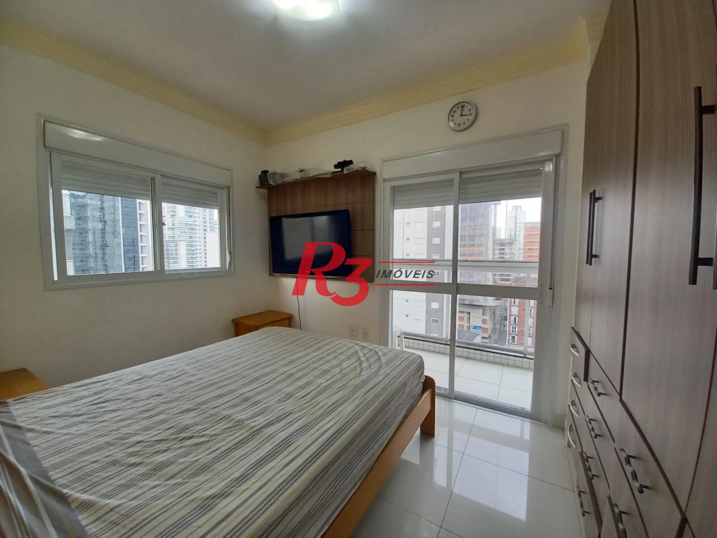 Apartamento com 3 dormitórios à venda, 125 m² por R$ 1.850.000,00 - Embaré - Santos/SP