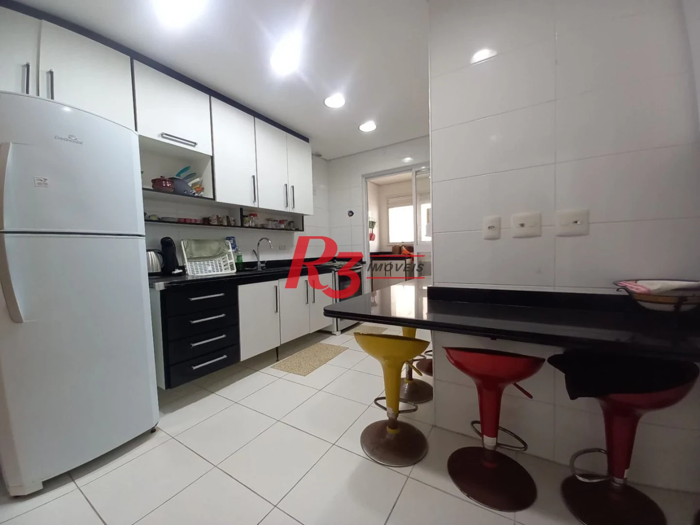 Apartamento com 3 dormitórios à venda, 125 m² por R$ 1.850.000,00 - Embaré - Santos/SP