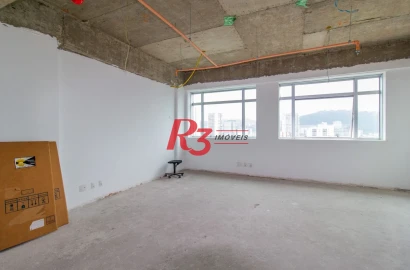 Sala para alugar, 41 m² por R$ 3.000,00/mês - Vila Matias - Santos/SP