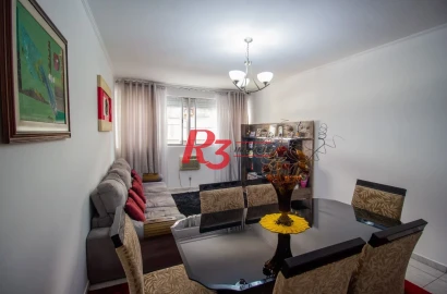 Apartamento com 2 dormitórios à venda, 98 m² por R$ 510.000,00 - Gonzaga - Santos/SP