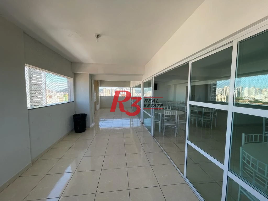 Apartamento Garden com 1 dormitório para alugar, 38 m² por R$ 3.350,00/mês - Macuco - Santos/SP